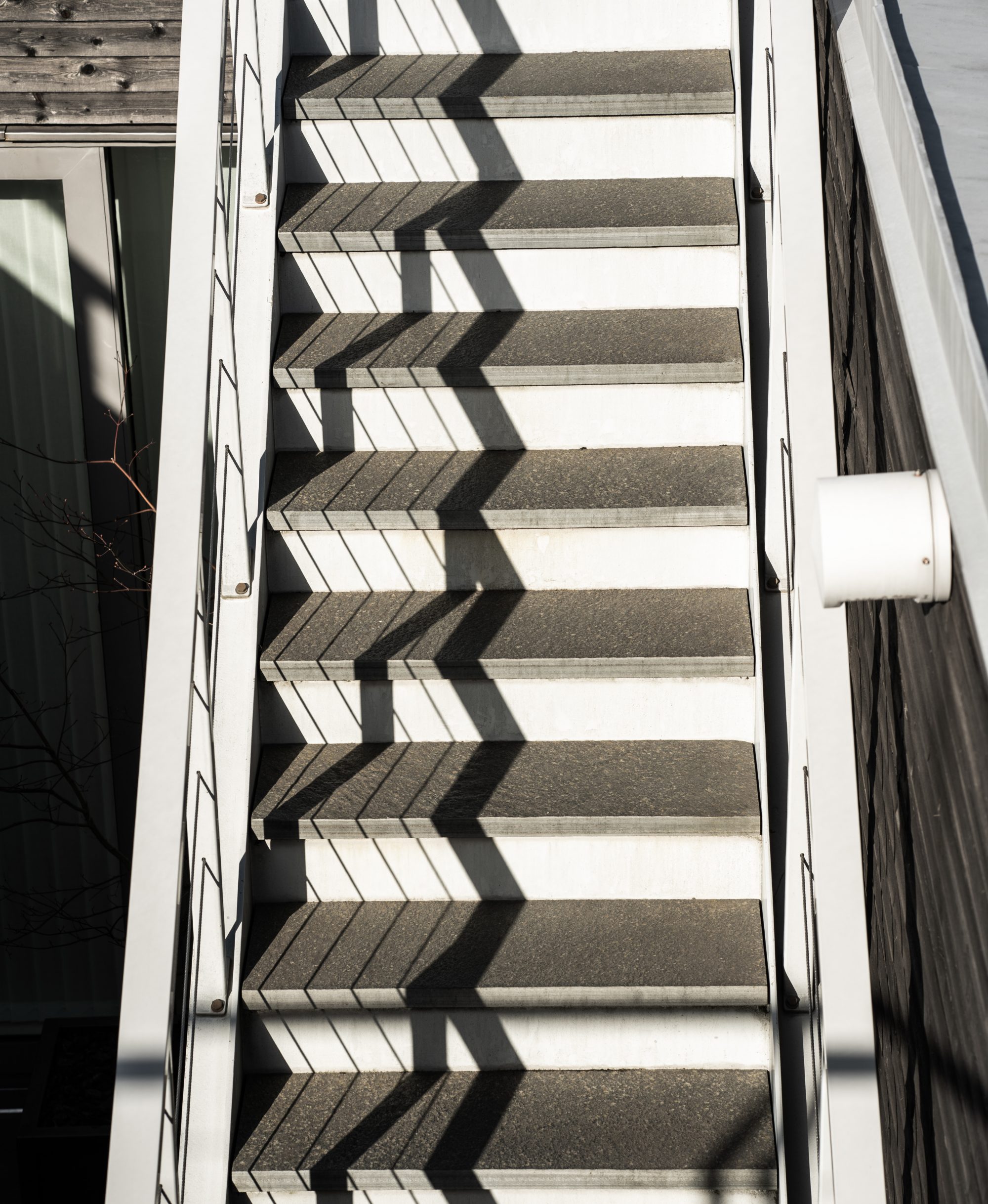 Stairs with shadows