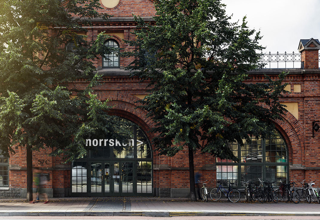 Norrskens entré i Spårvagnshallarna i Stockholm