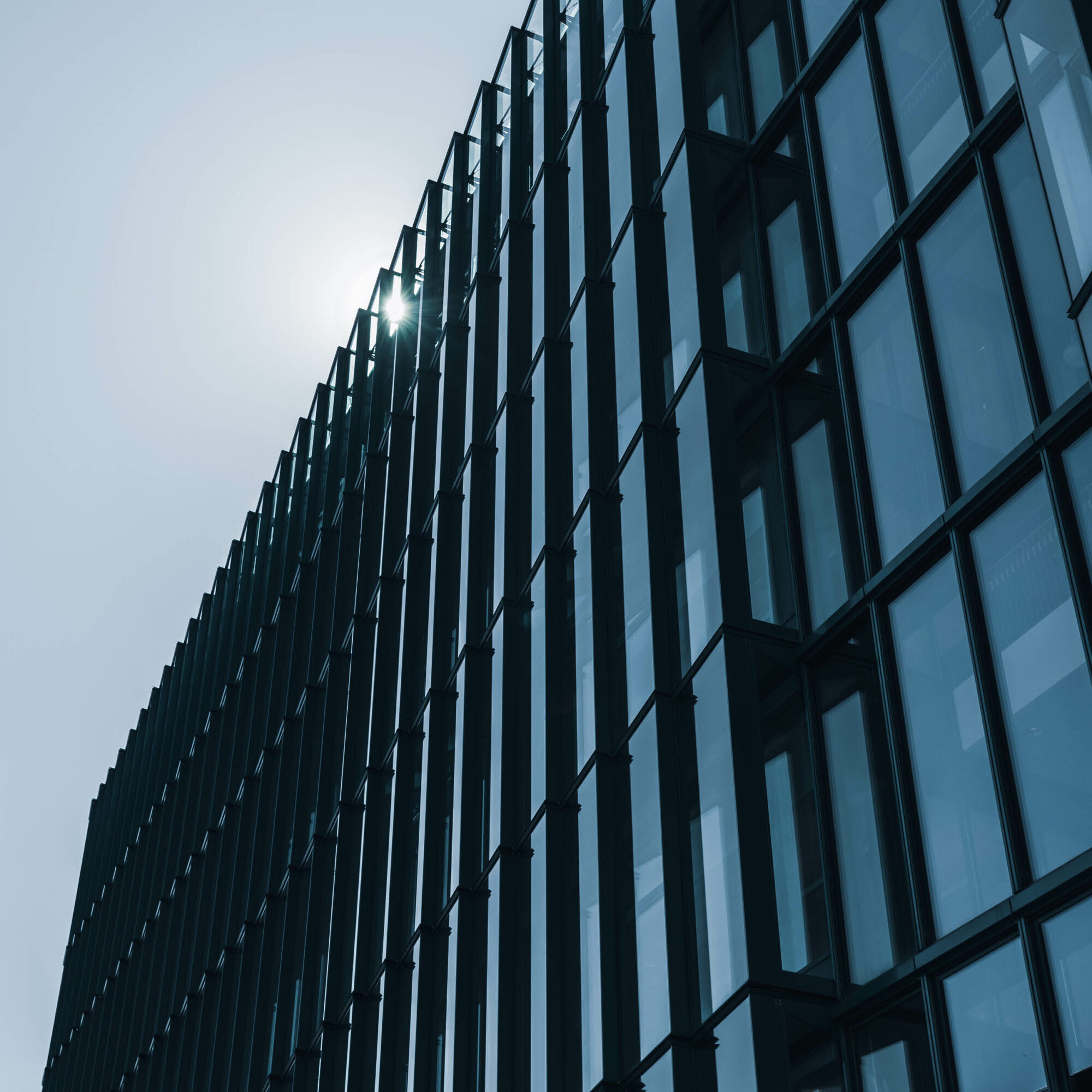 Building with glass windows